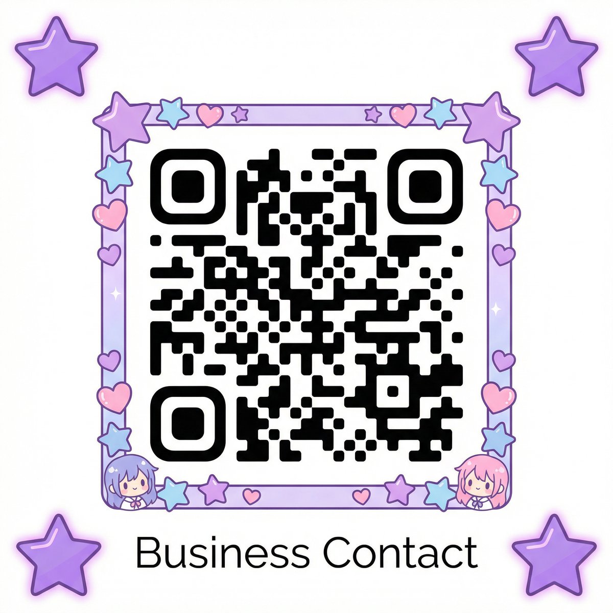 学生情侣商务二维码